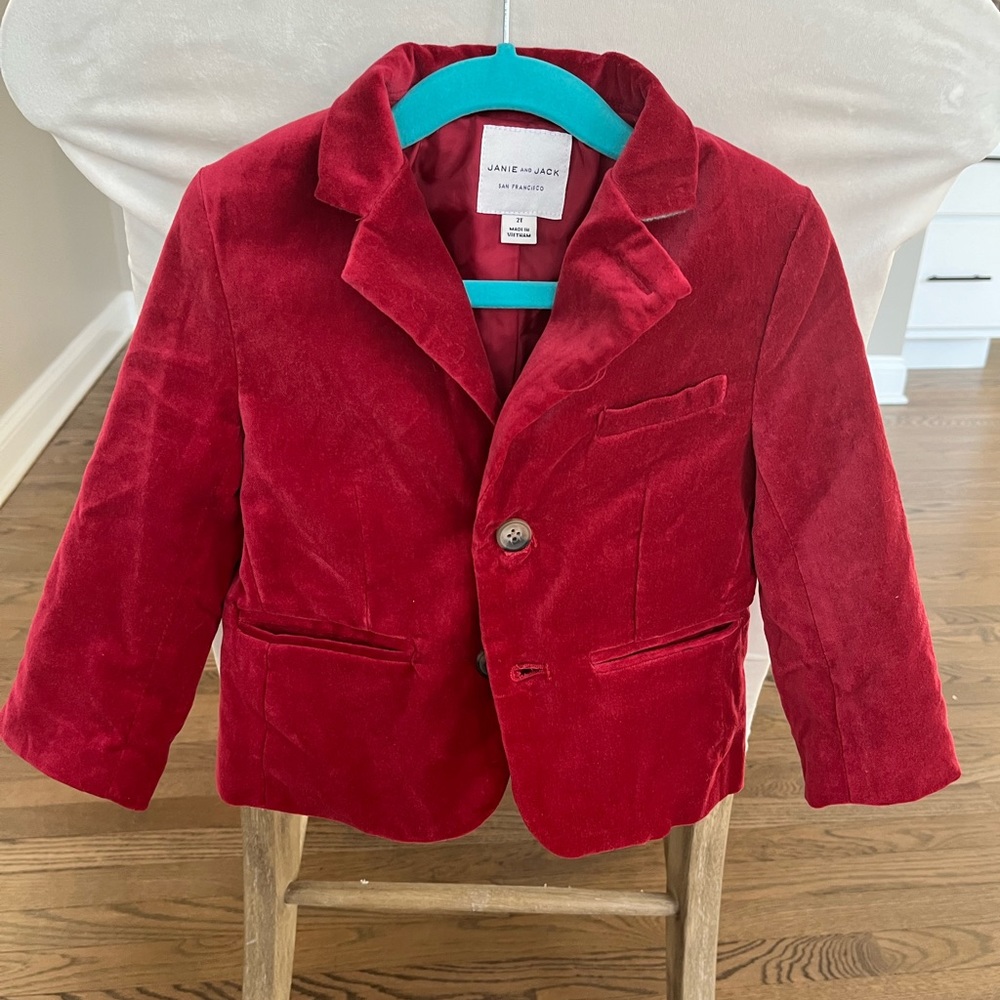 Janie and Jack Velveteen Blazer